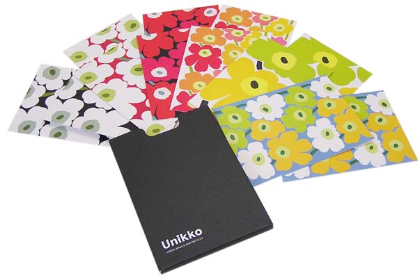 �}�����b�R marimekko UNIKKO�|�X�g�J�[�h�Z�b�g